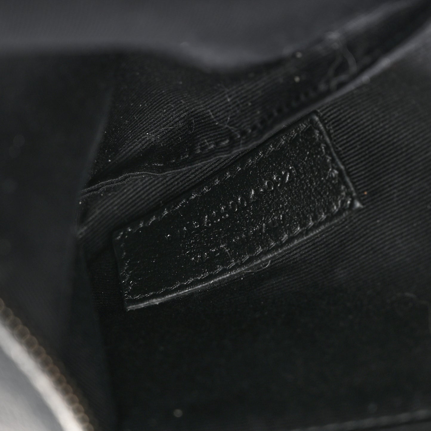 Metallic Lambskin Quilted Sade Puffer Envelope Clutch Argento