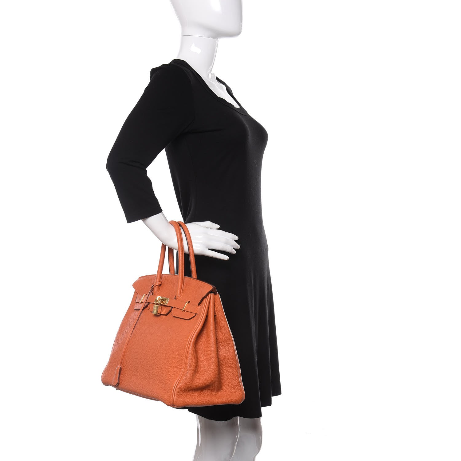 Hermes Togo Birkin 35 Orange 2 of 34