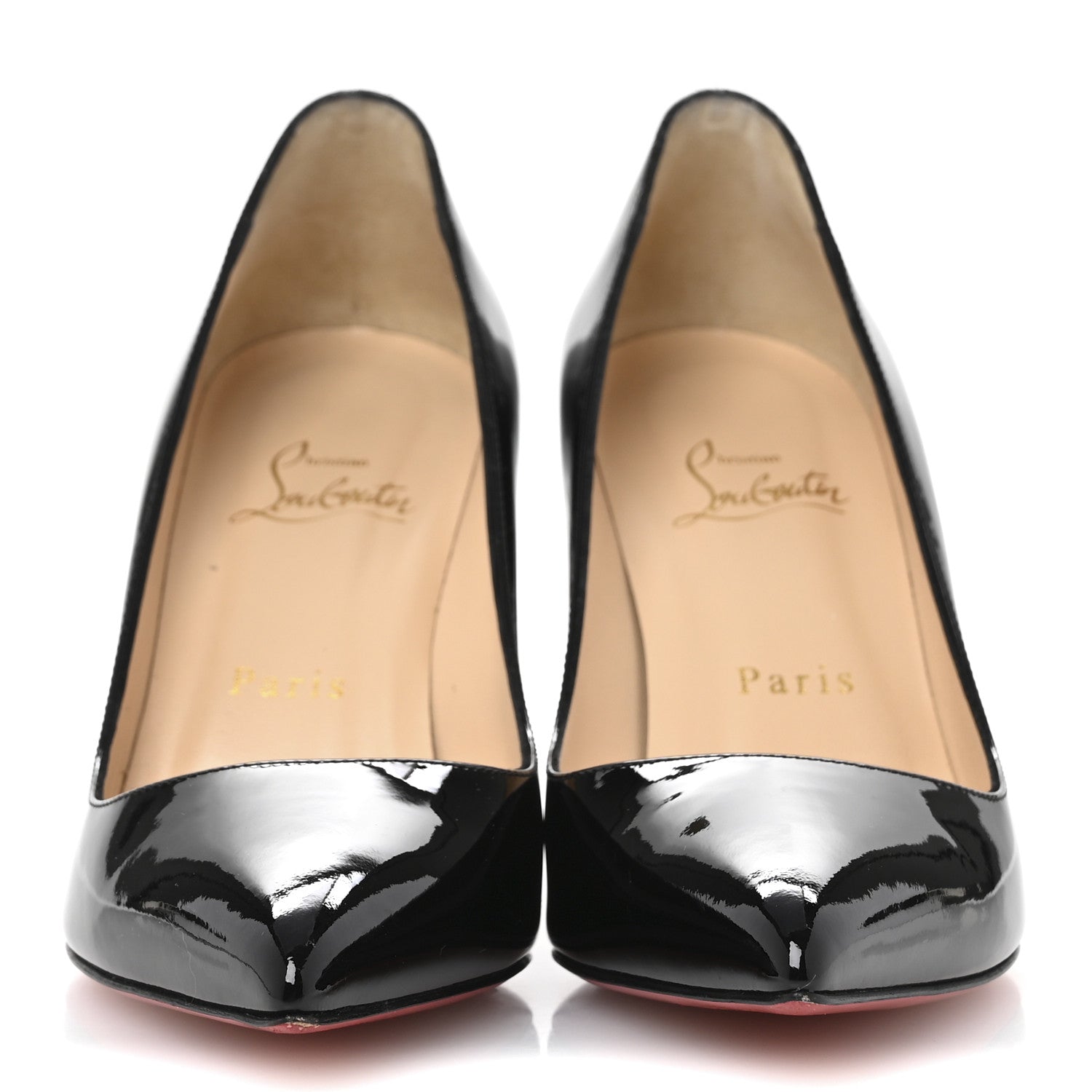 Christian Louboutin Patent Pigalle Follies 85 Pumps 36.5 Black 3 of 9
