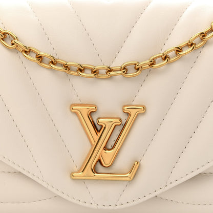 Louis Vuitton Calfskin LV New Wave Chain Bag Ivory 7 of 9