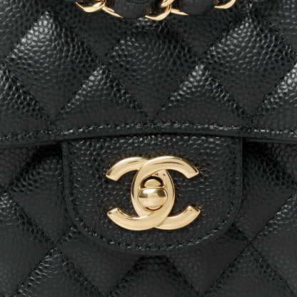 Chanel Caviar Quilted Small Double Flap Black 10 of 13