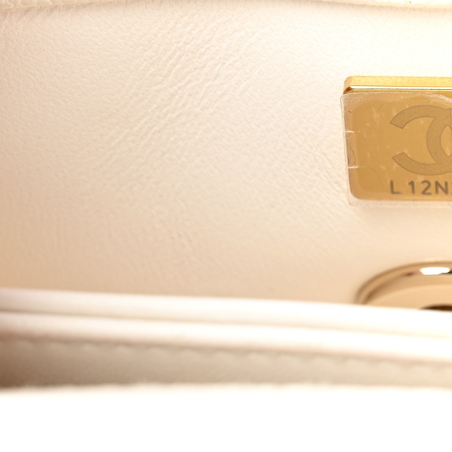 Chanel Caviar Quilted Extra Mini Coco Handle Flap White 7 of 12