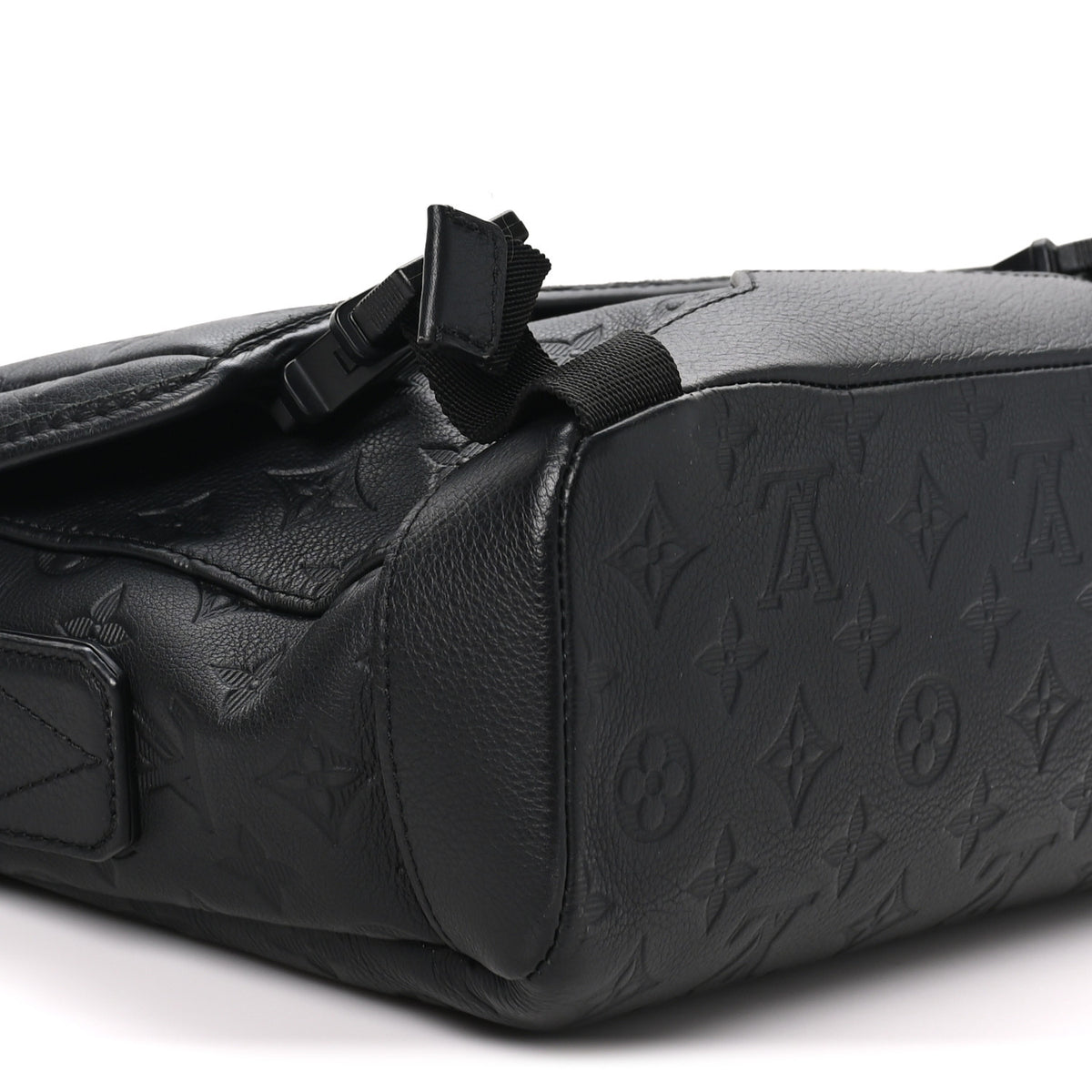 Louis Vuitton Calfskin Monogram Shadow Messenger Voyager PM  Black 8 of 9