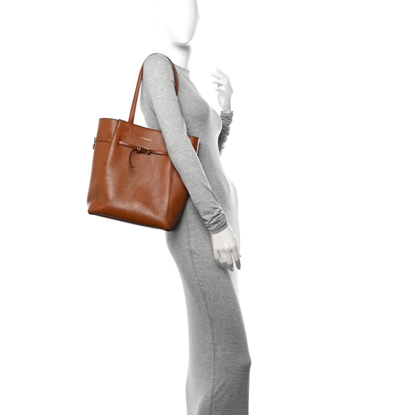 Calfskin Small Voyou Tote Soft Tan