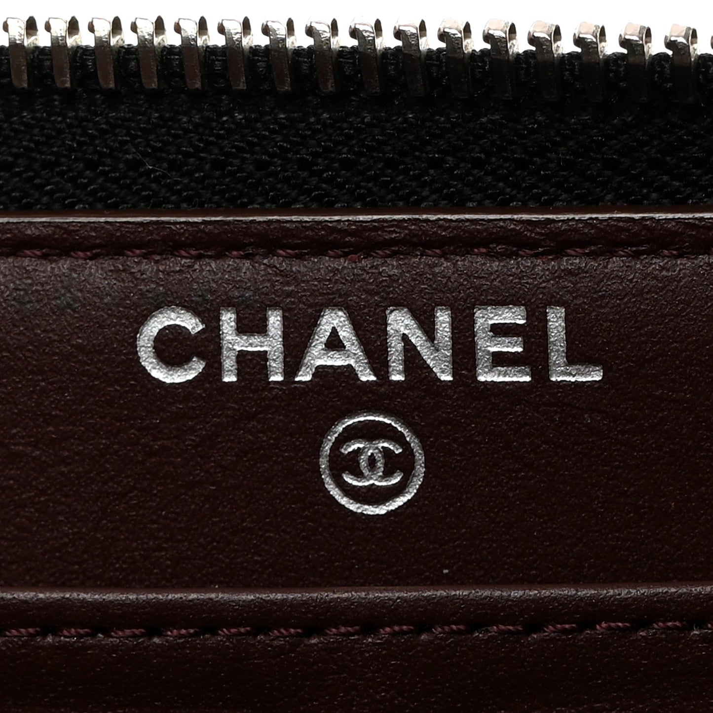 Caviar Quilted Large Gusset Zip Around Wallet Black