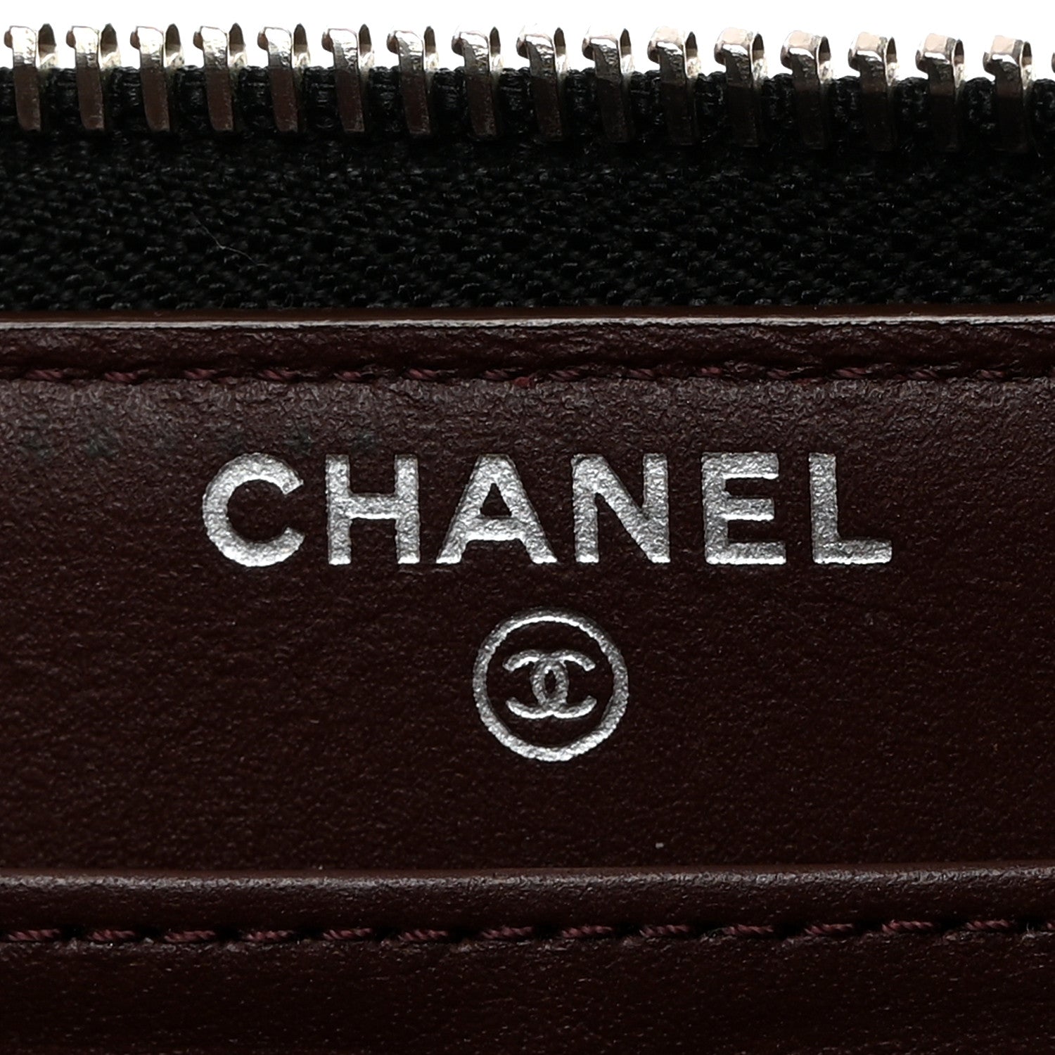 Chanel Caviar Quilted Large Gusset Zip Around Wallet Black 7 of 10