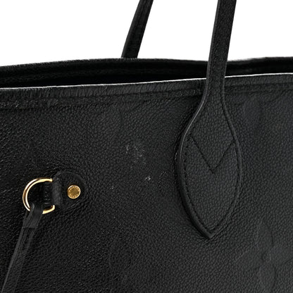 Louis Vuitton Empreinte Monogram Giant Neverfull MM Black 13 of 14