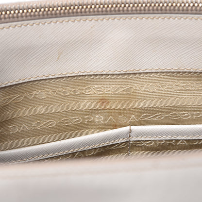 Prada Saffiano Medium Galleria Double Zip Tote Talco 11 of 20