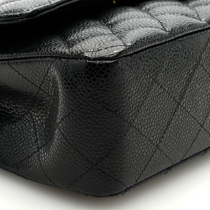 Chanel Caviar Quilted Medium Double Flap Black 8 of 9