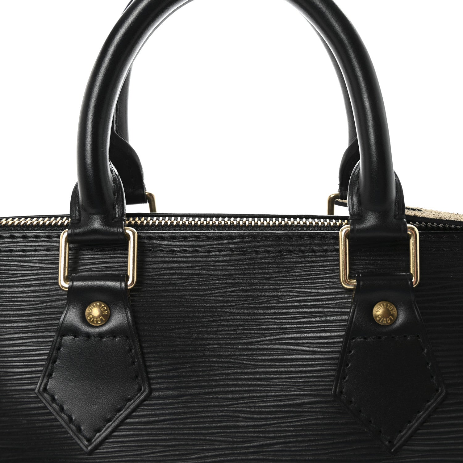 Louis Vuitton Epi Speedy 25 Black 8 of 10