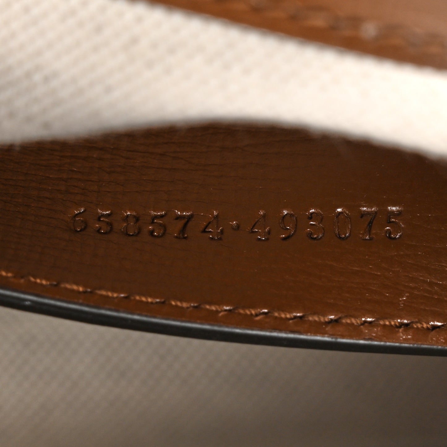 GG Supreme Monogram Web Mini Horsebit 1955 Shoulder Bag Beige Brown Sugar