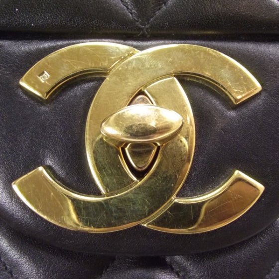 Chanel Lambskin Jumbo Flap Black 7 of 11