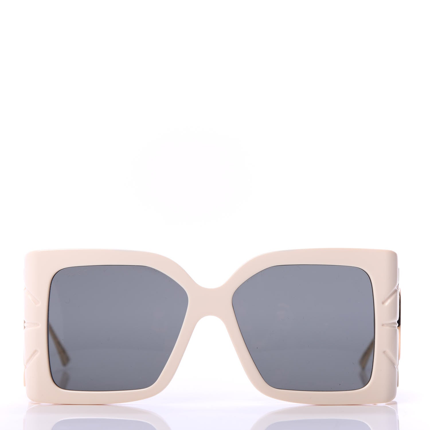 Gucci Acetate Square Frame Wing Sunglasses GG0535S Ivory 2 of 7