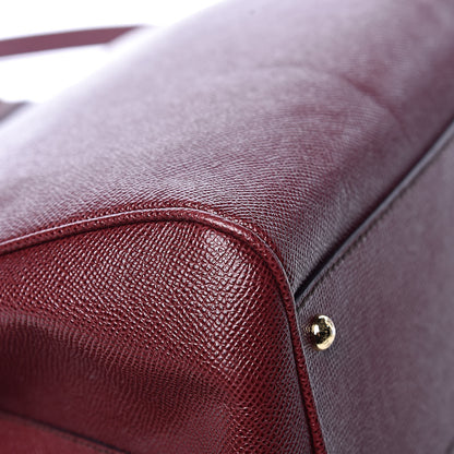 Dolce & Gabbana Dauphine Large Miss Sicily Satchel Burgundy 12 of 13