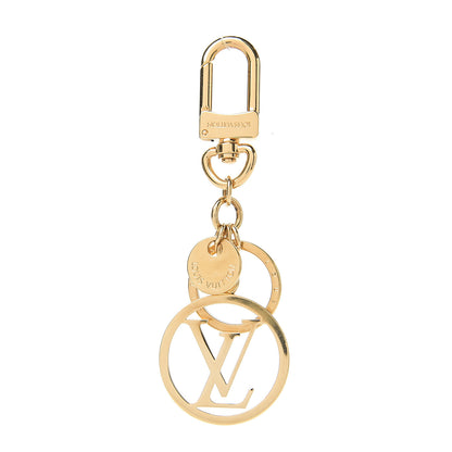 Louis Vuitton LV Circle Bag Charm Key Holder Gold 1 of 2