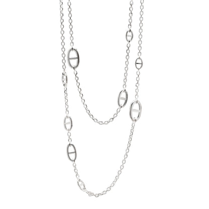 Hermes Sterling Silver Farandole Necklace 160 1 of 4