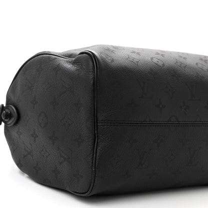 Louis Vuitton Calfskin Monogram Speedy P9 Bandouliere 30 Ultra Black 9 of 11