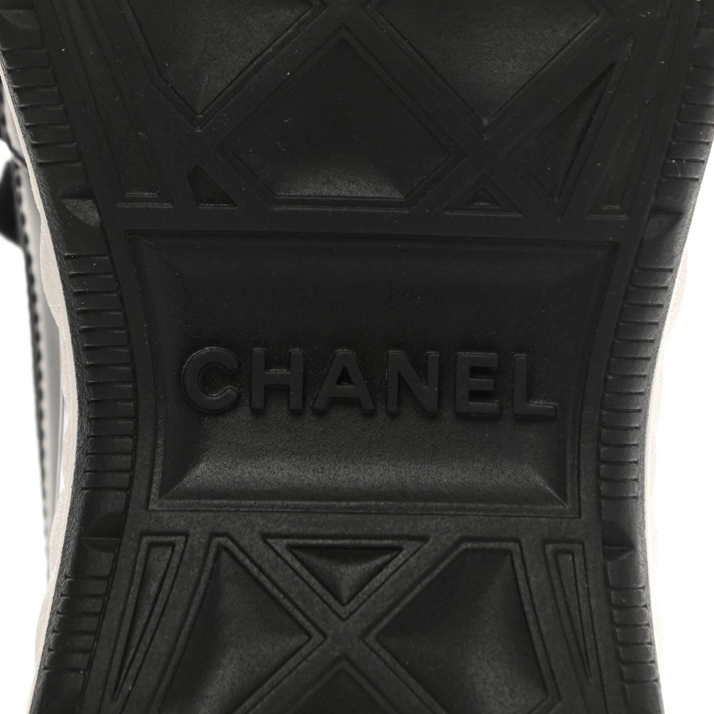 Velvet Calfskin Mixed Fibers CC Sneakers 36.5 Black