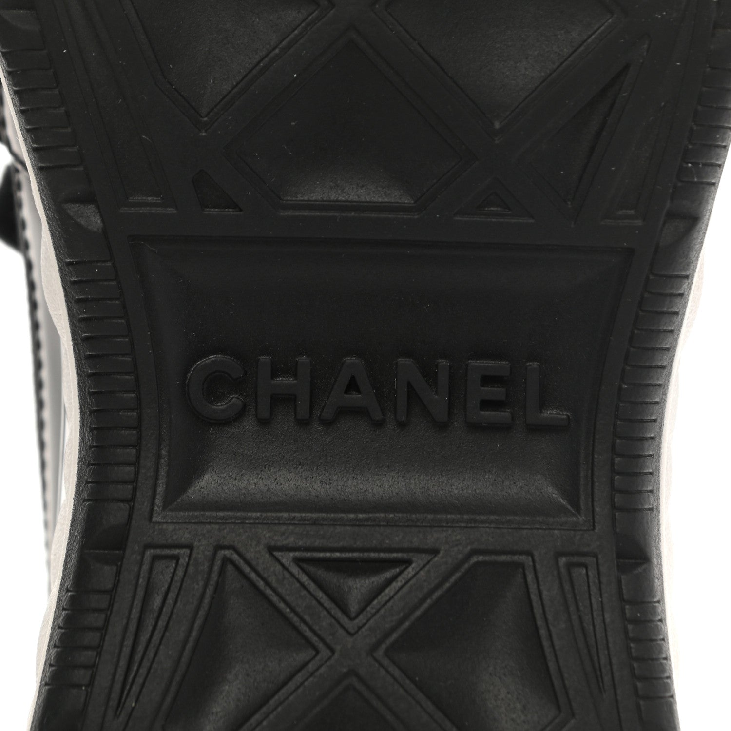 Chanel Velvet Calfskin Mixed Fibers CC Sneakers 36.5 Black 6 of 7
