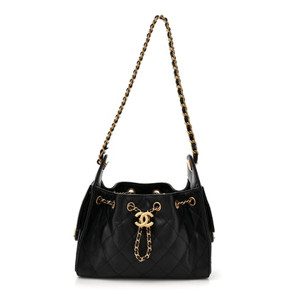 Chanel Caviar Quilted Mini Chanel 25 Handbag Black 1 of 9