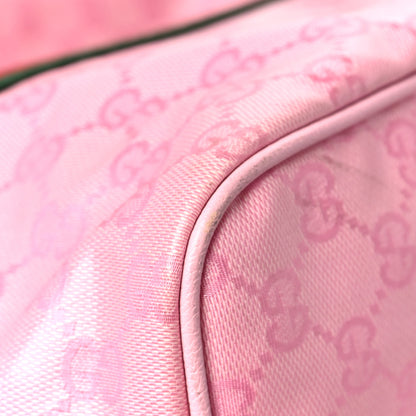 Gucci Crystal Monogram Web Medium Duffle Bag Pink 11 of 11