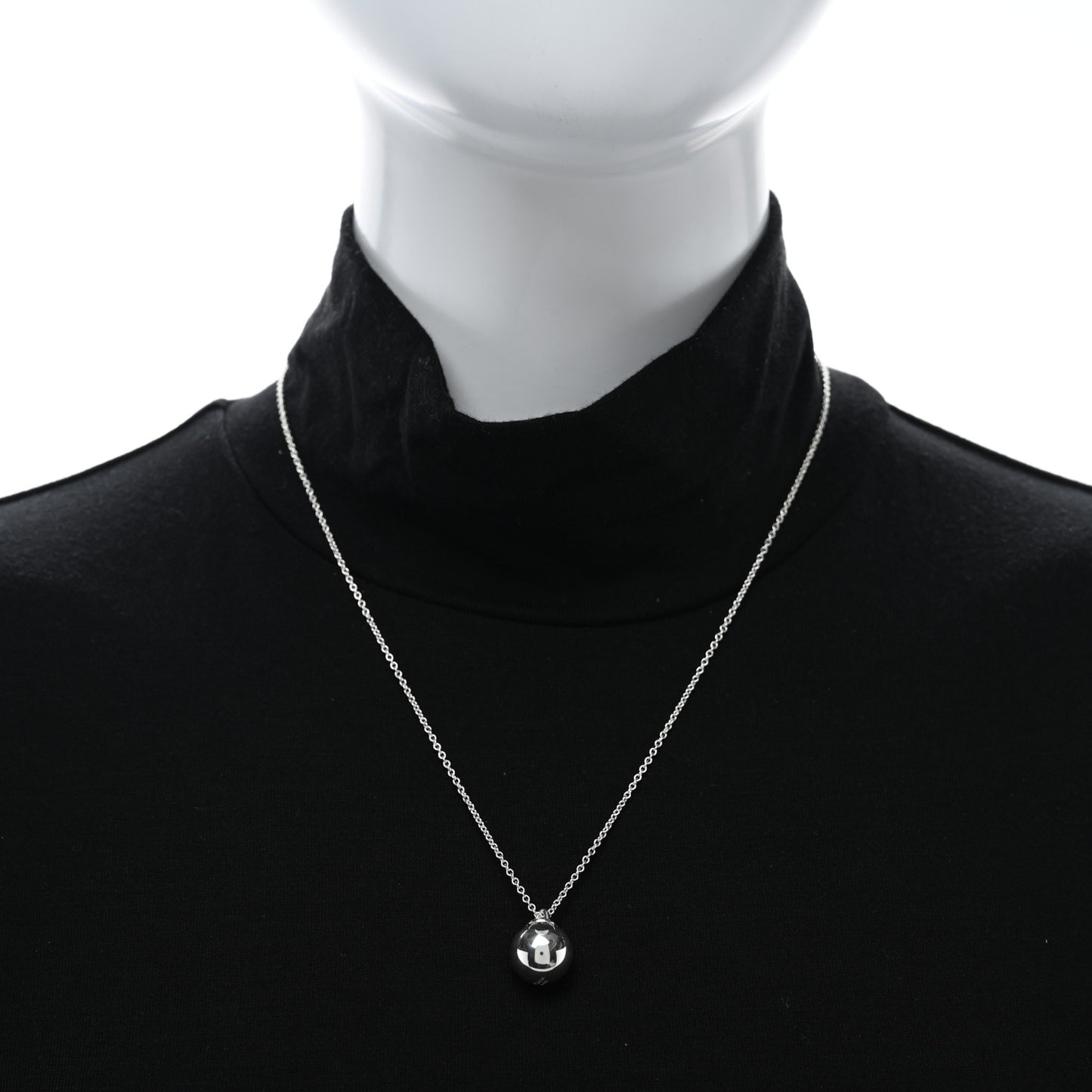 Sterling Silver 12.75mm HardWear Ball Pendant Necklace