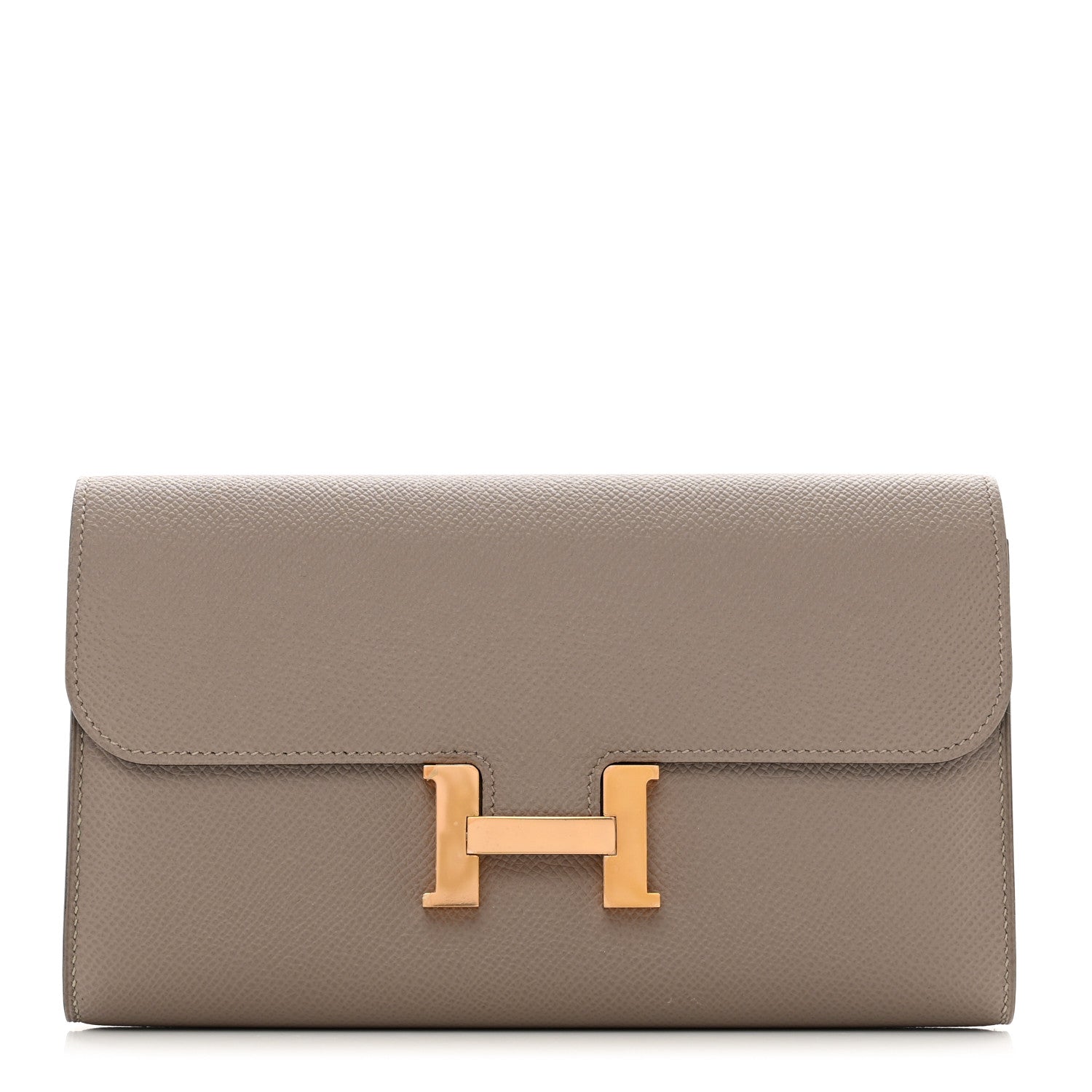 Hermes Epsom Constance Long Wallet Gris Asphalte 1 of 8