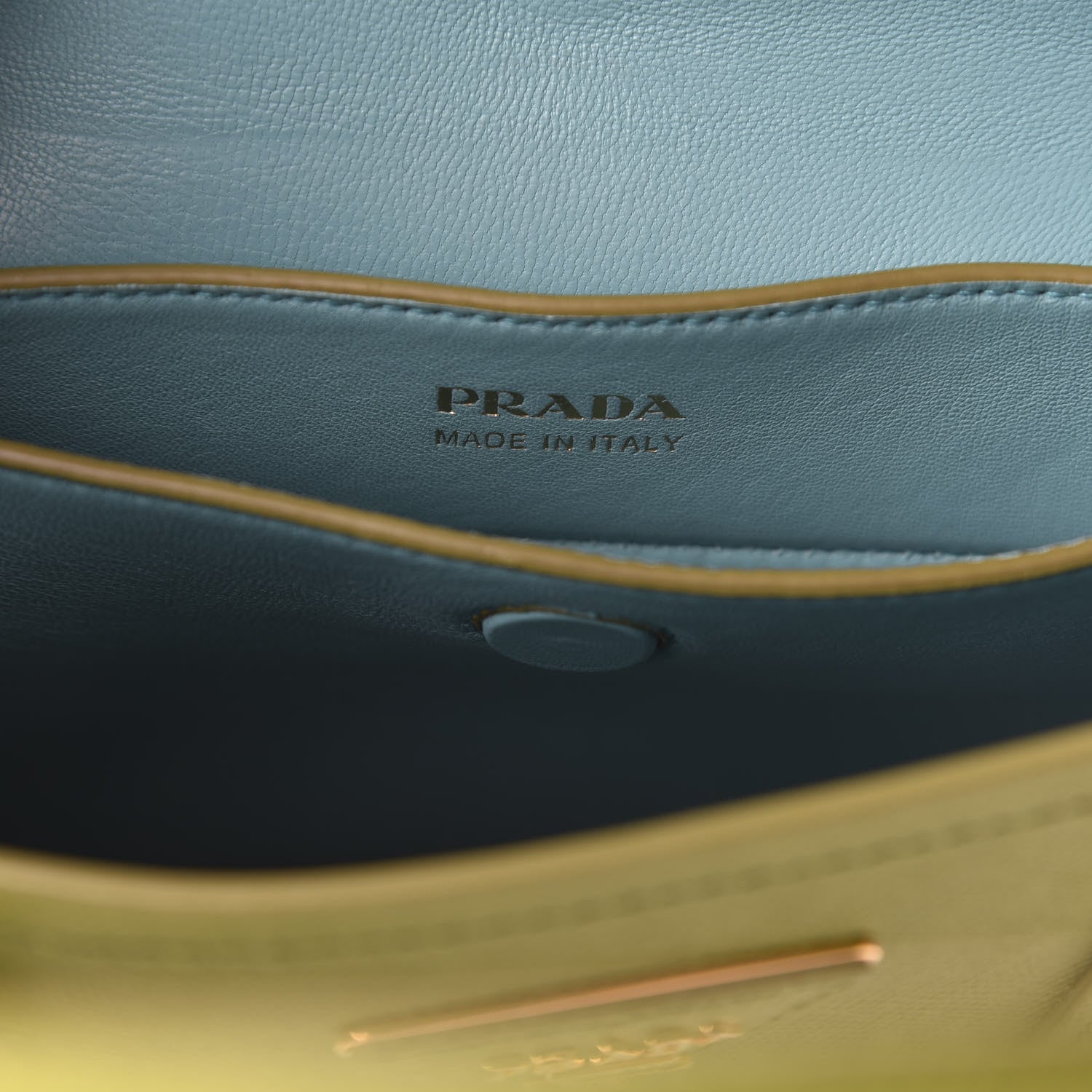 Prada Saffiano Cuir Small Double Bag Edera Anice 9 of 10