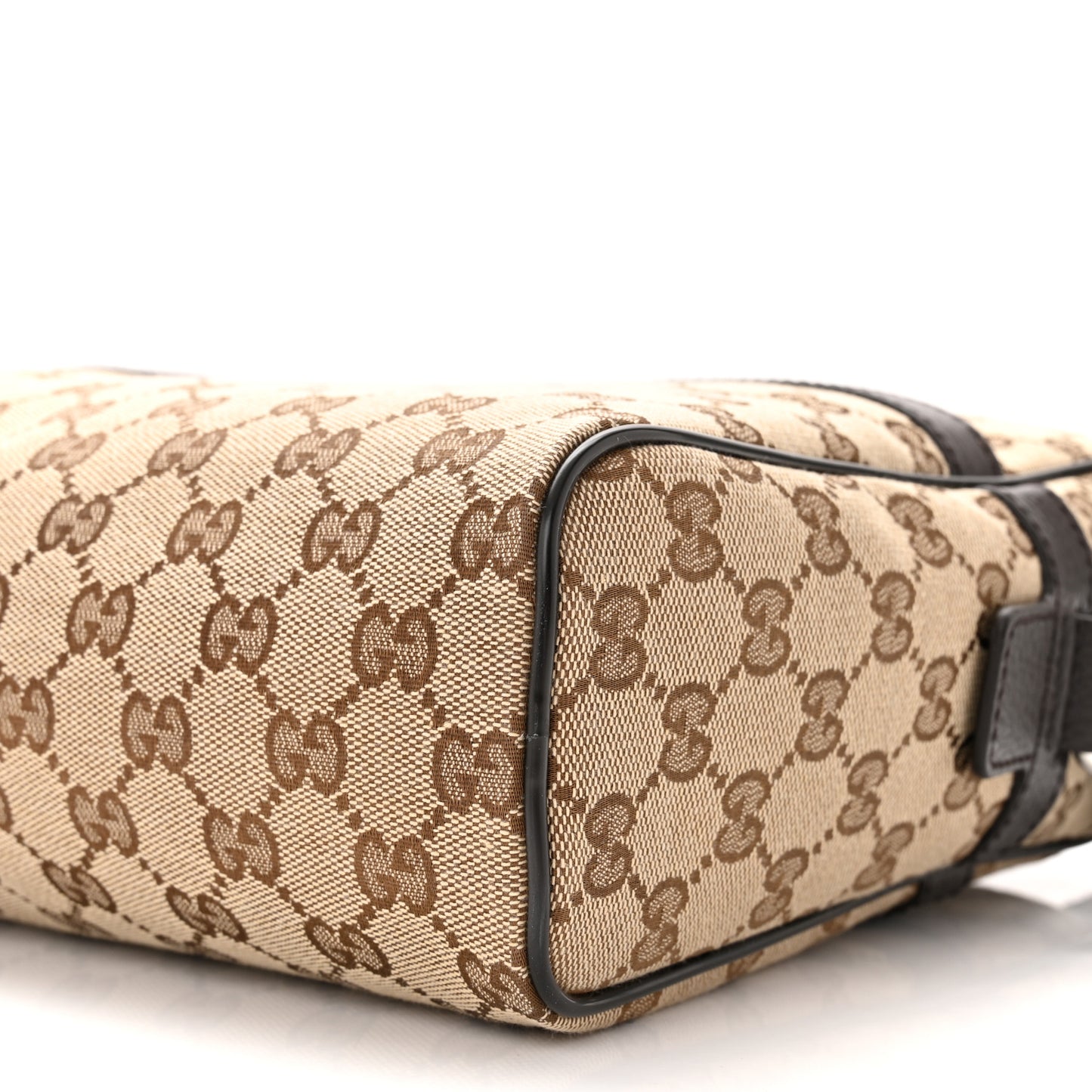 Monogram Dollar Calfskin Large Camera Case Beige Ebony Testa di Moro Marrone Scuro