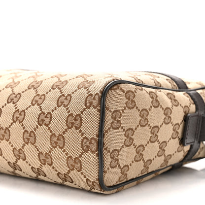 Gucci Monogram Dollar Calfskin Large Camera Case Beige Ebony Testa di Moro Marrone Scuro 10 of 10