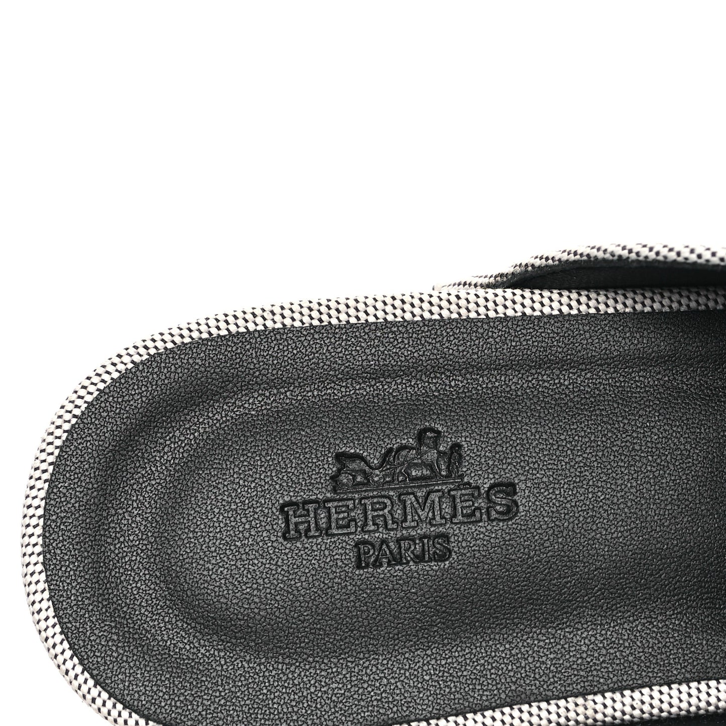 H Canvas Calfskin Carlotta Mules 37 Prunoir Black