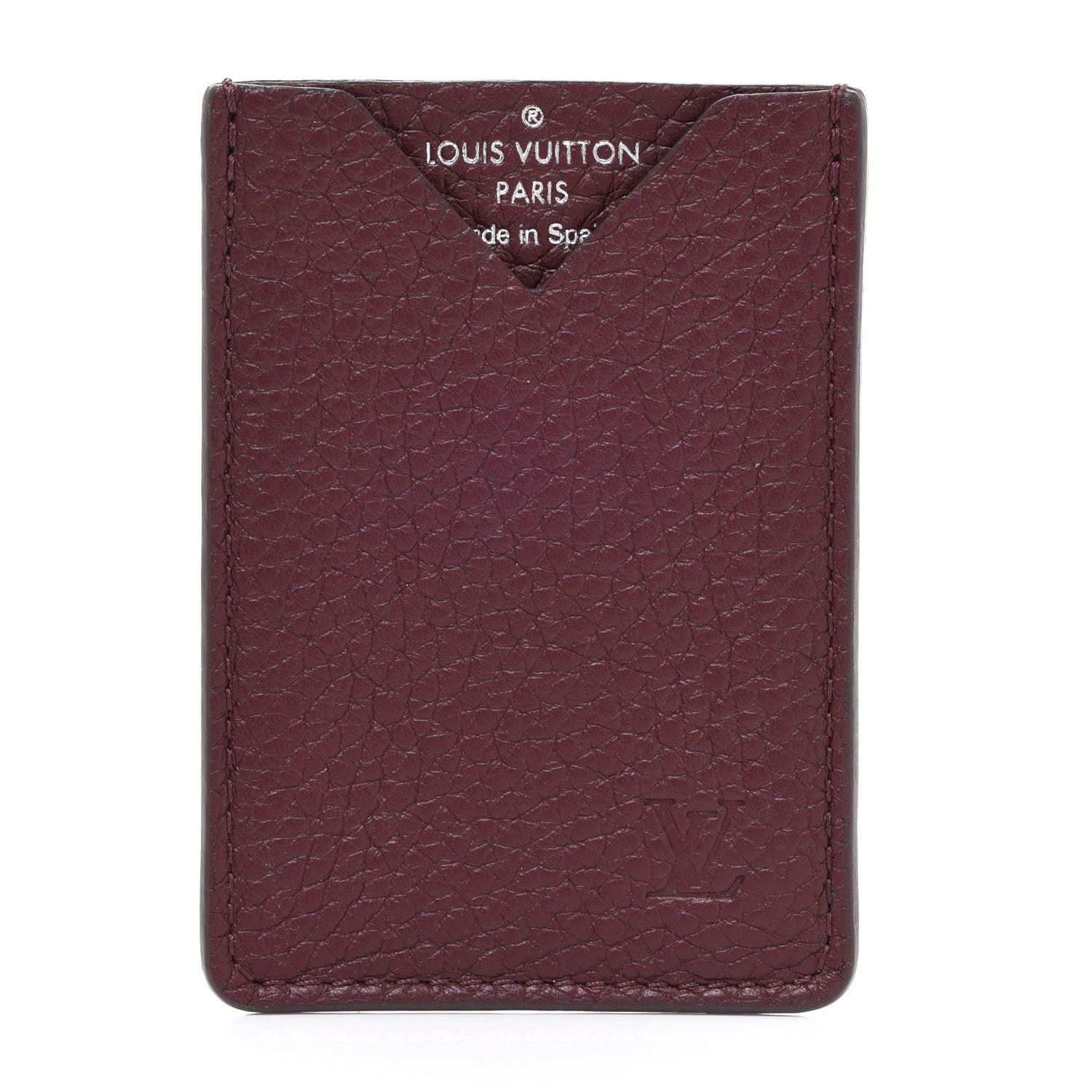 Louis Vuitton Taurillon Card Holder Bordeaux 1 of 7