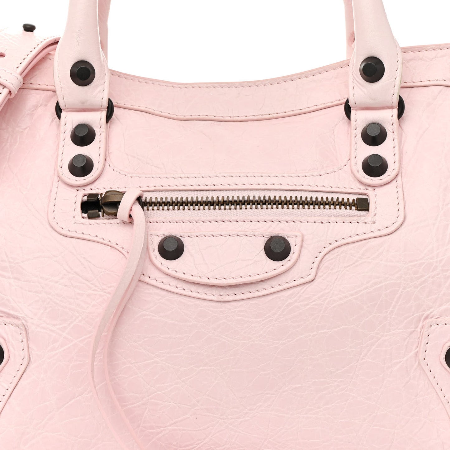 Agneau Arena Classic Hardware Small Le City Light Pink
