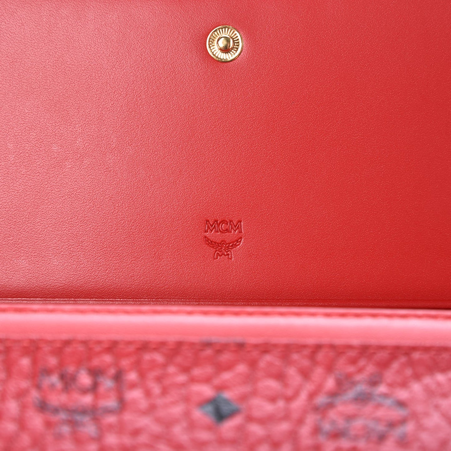 Visetos Continental Flap Wallet Red
