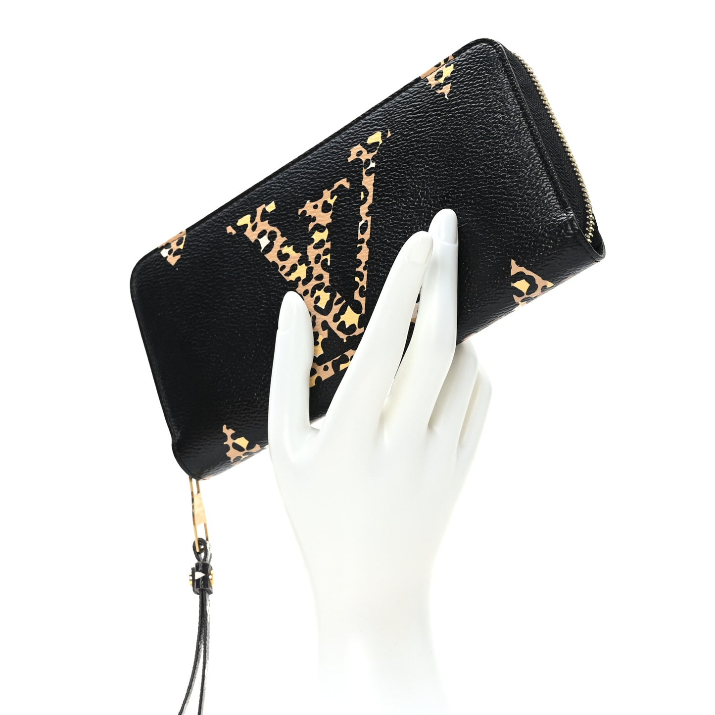 Monogram Giant Jungle Zippy Wallet Black