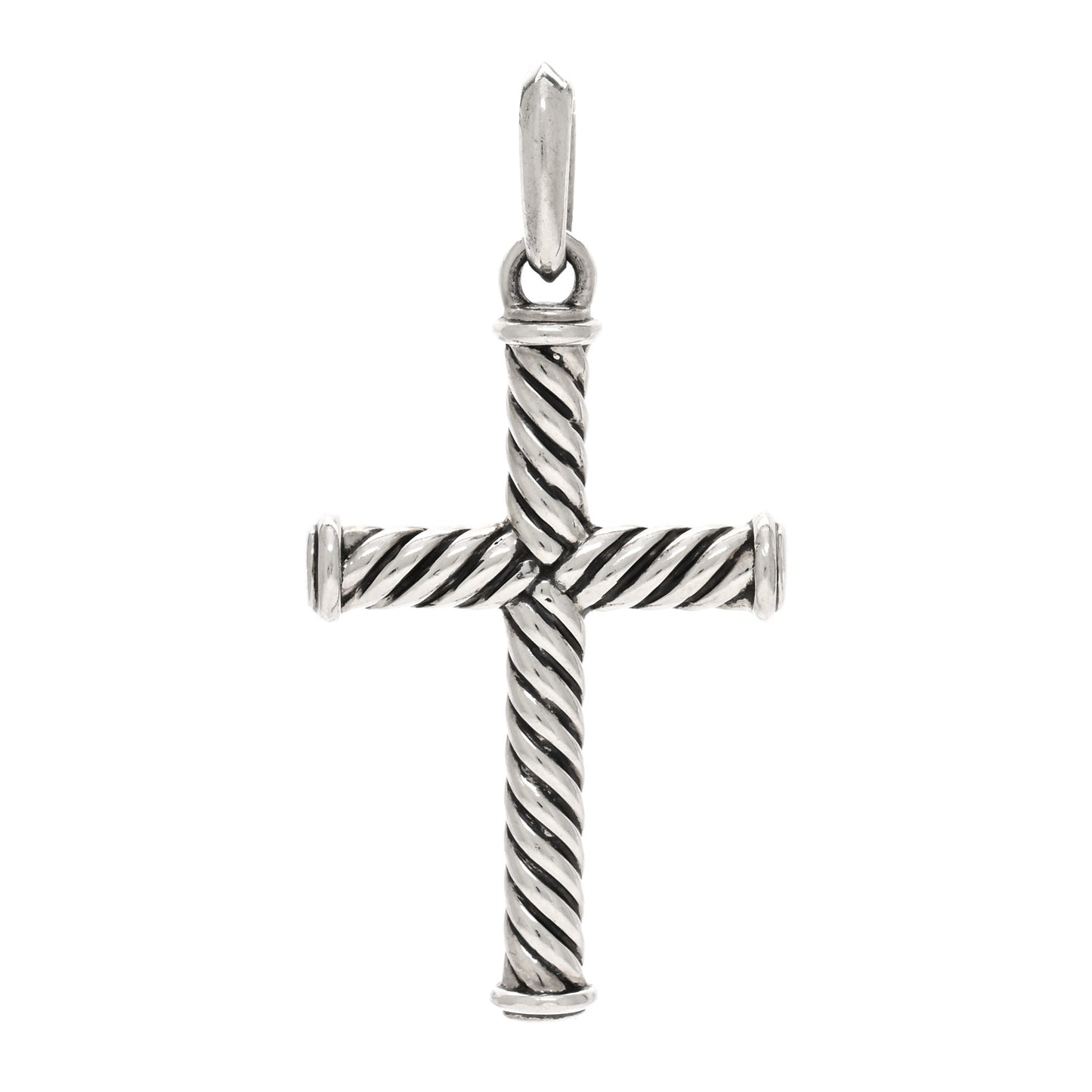 DAVID YURMAN Sterling Silver Cable Cross Pendant
