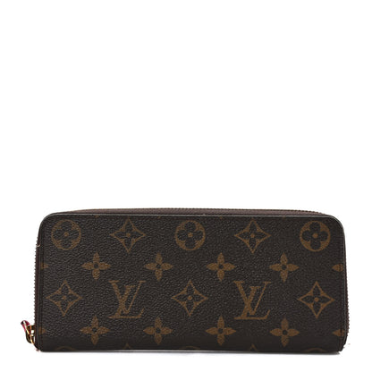 Louis Vuitton Monogram Clemence Wallet Fuchsia 1 of 10