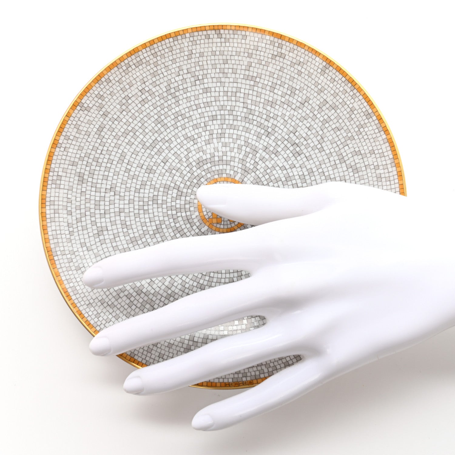 Hermes Porcelain Mosaique au 24 Bread And Butter Plate 2 of 6