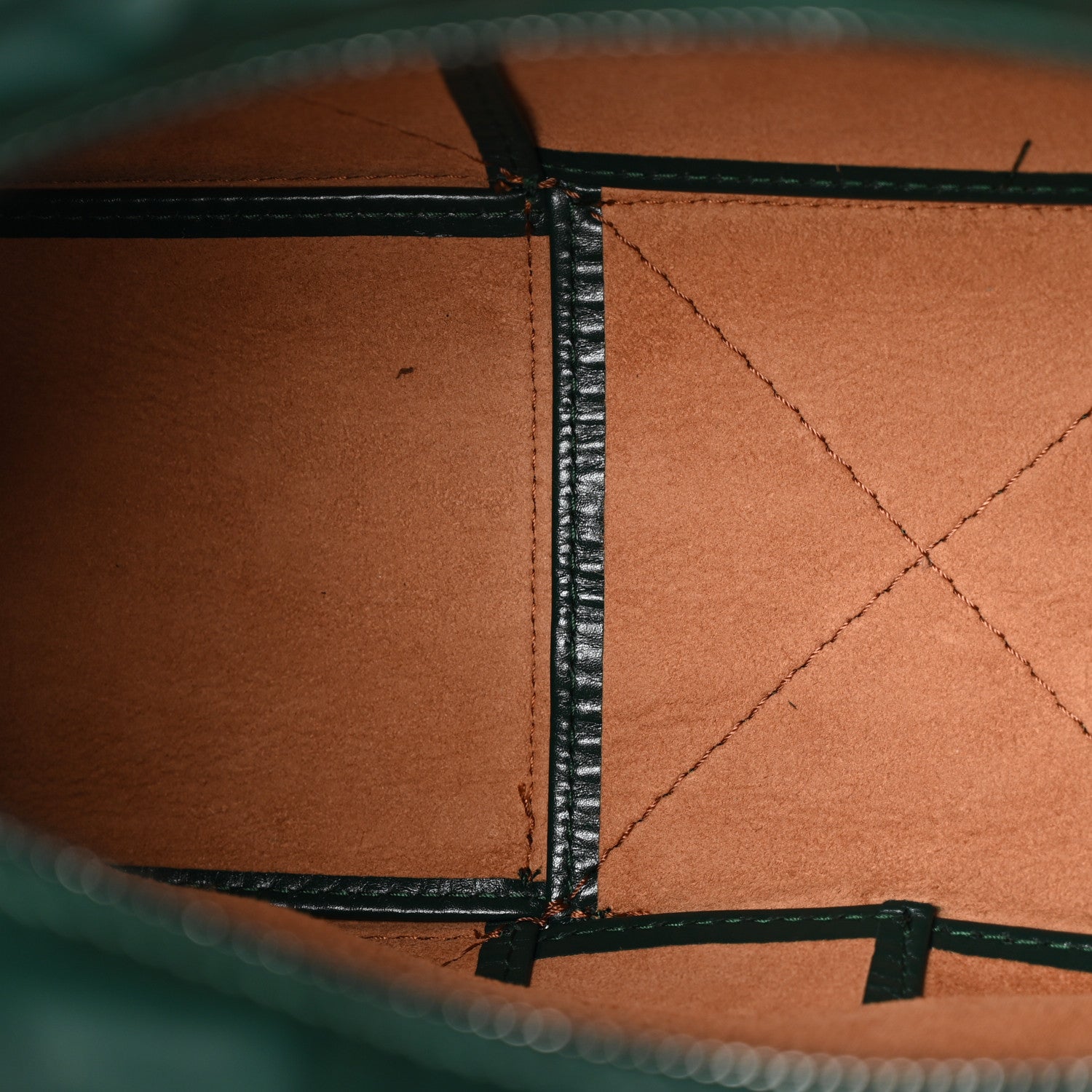 Bottega Veneta Paper Calfskin Maxi Intreccio Medium Arco Camera Bag Emerald Green 12 of 12