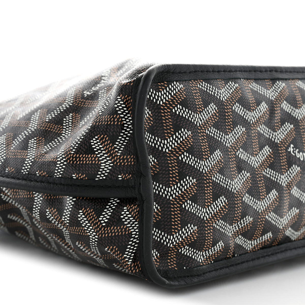 Goyardine Reversible Mini Anjou Black