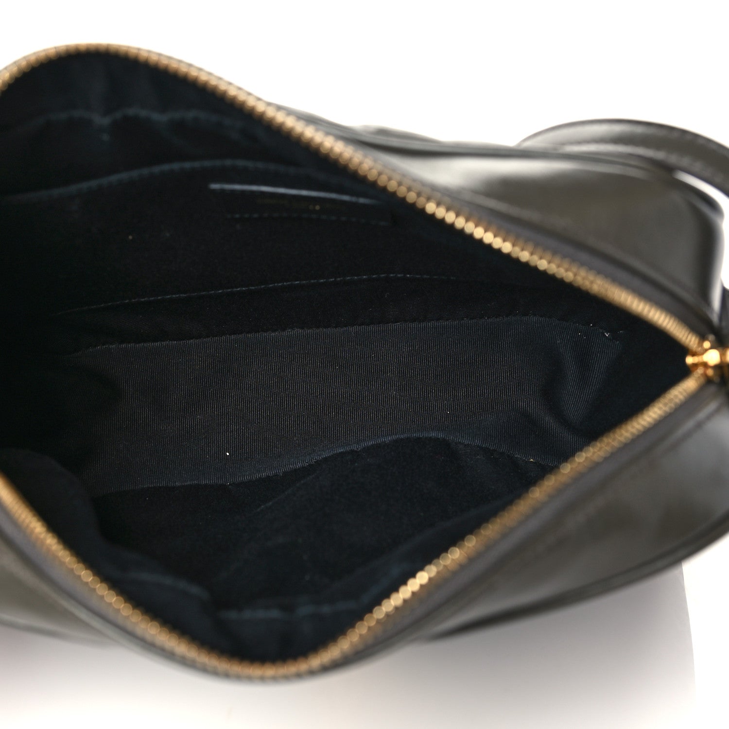 Saint Laurent Calfskin Matelasse Monogram Lou Camera Bag Grey Kaki 5 of 10