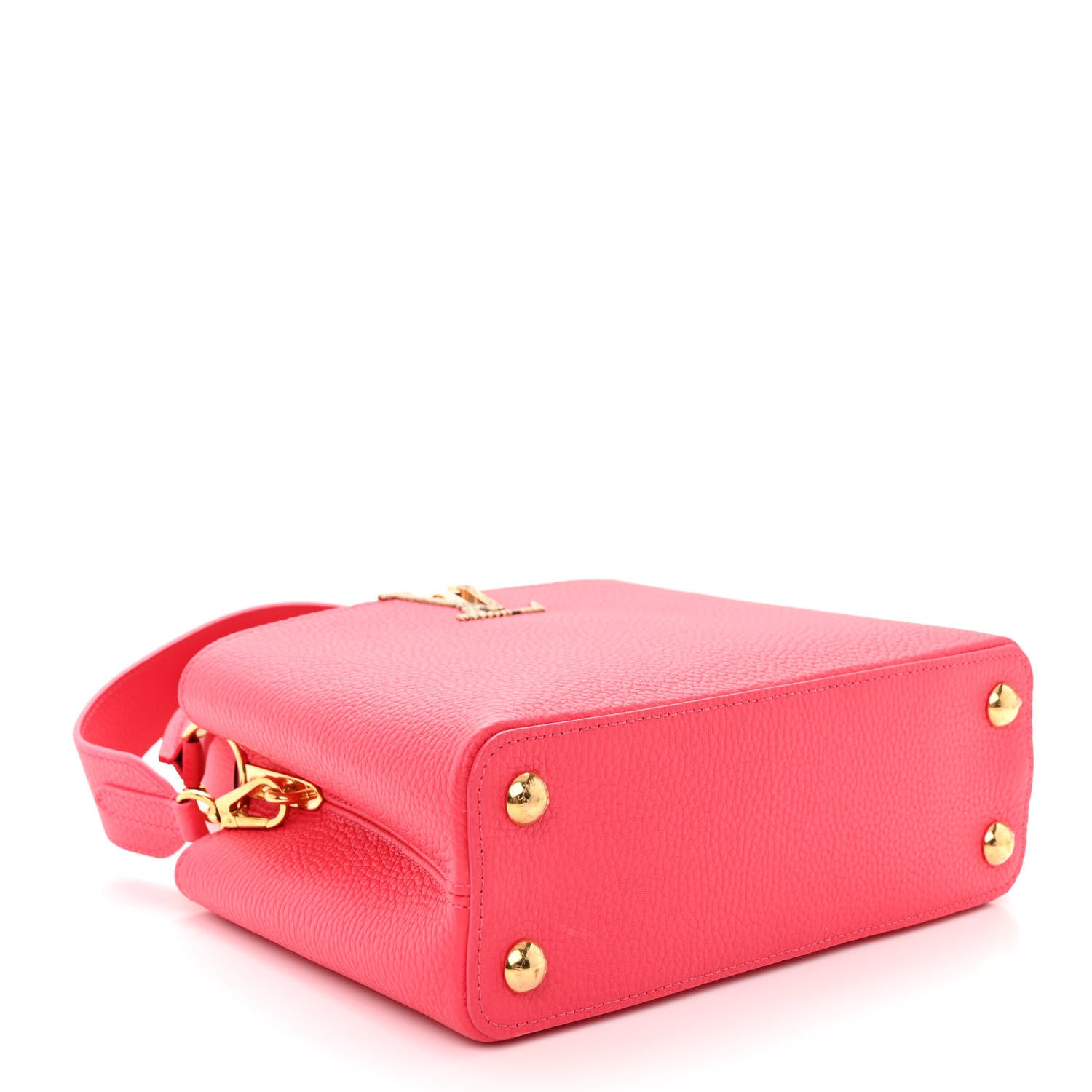 Louis Vuitton Taurillon Snakeskin Capucines BB Rose Berlingot 4 of 10
