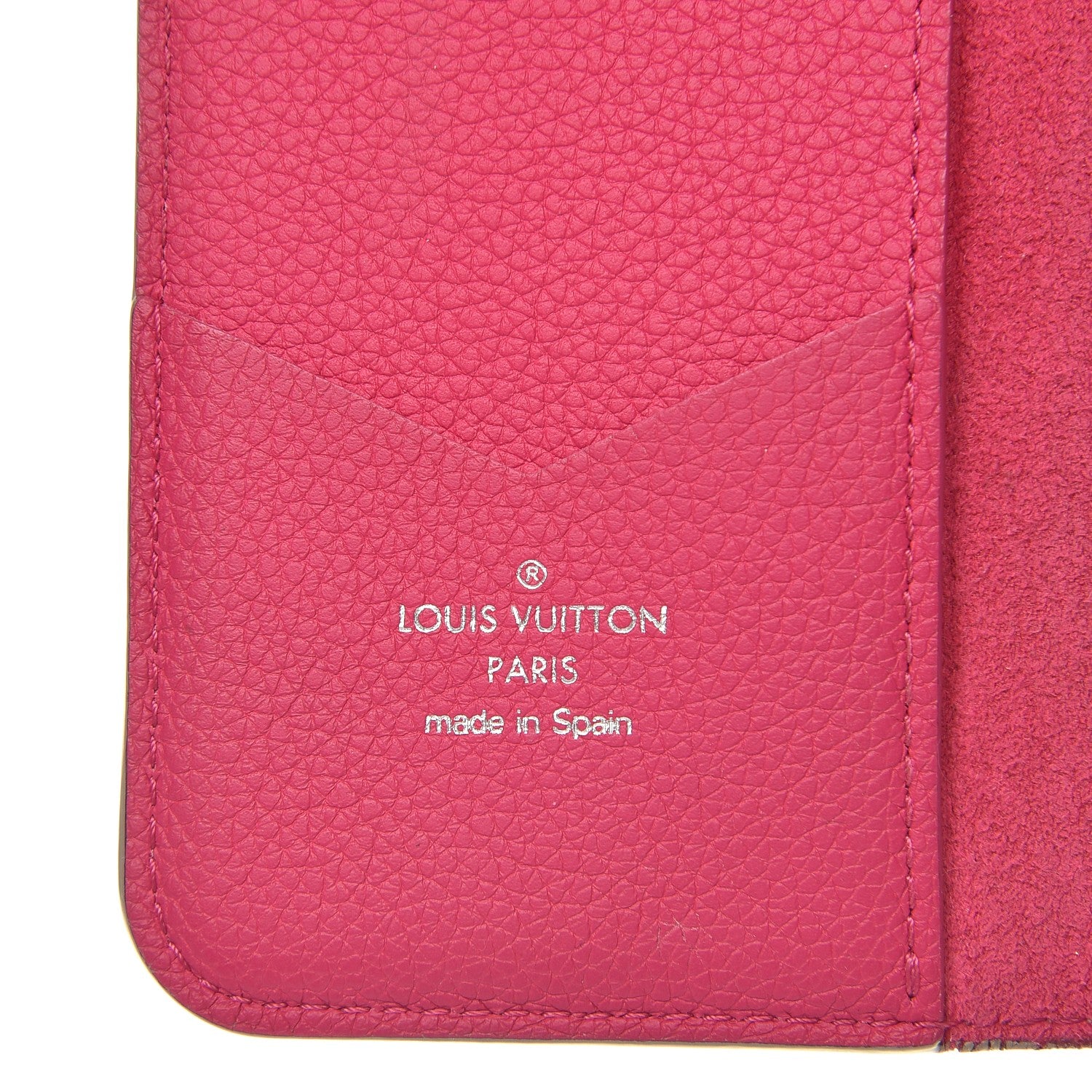 Louis Vuitton Monogram Cuir iPhone 7/8 Folio Case Galet 7 of 9