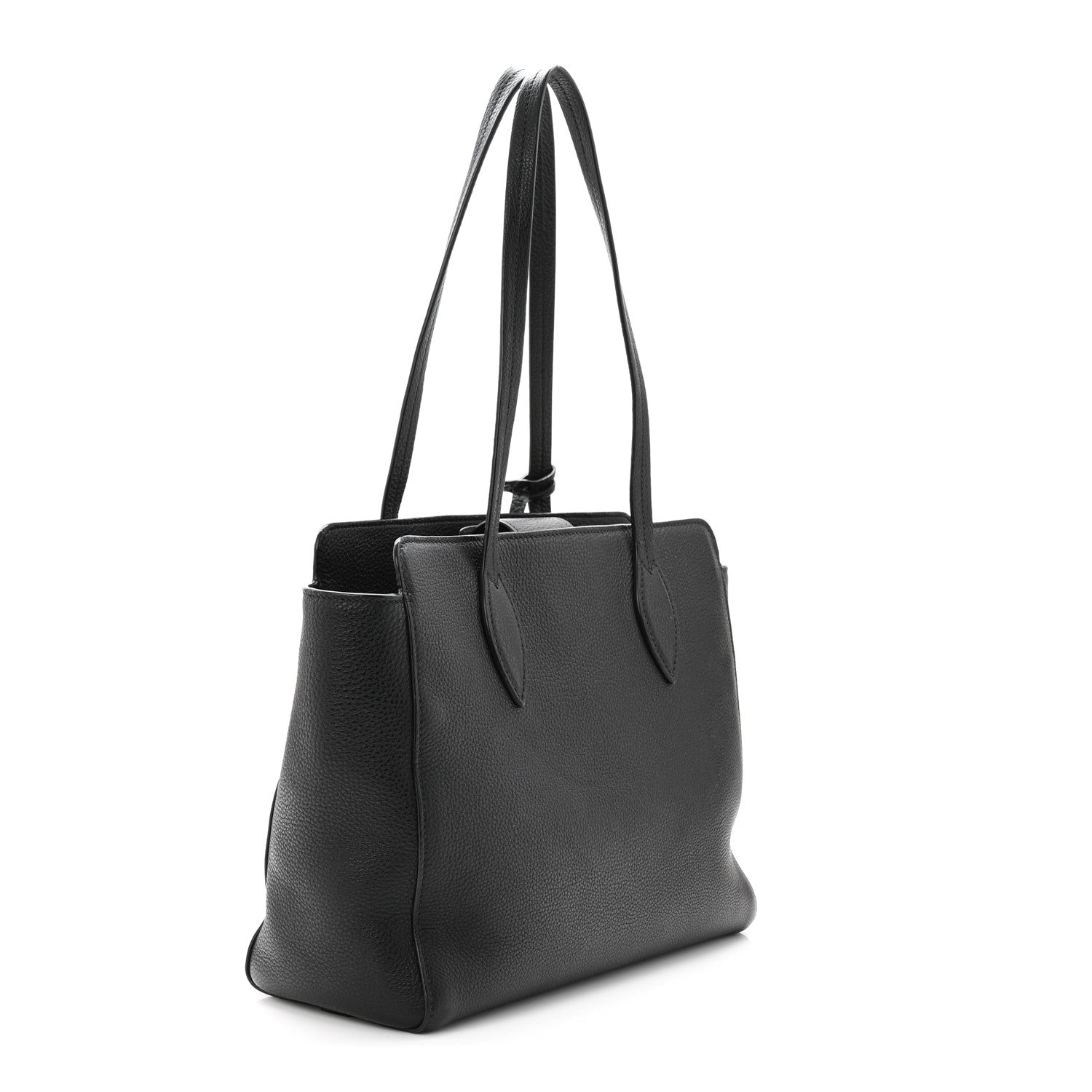 Prada Vitello Phenix Tote Black 5 of 21