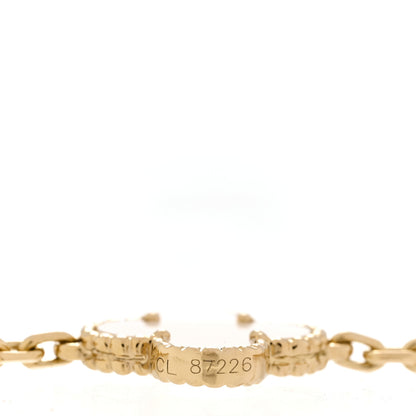 Van Cleef & Arpels 18K Yellow Gold Mother of Pearl 10 Motifs Vintage Alhambra Necklace 5 of 6