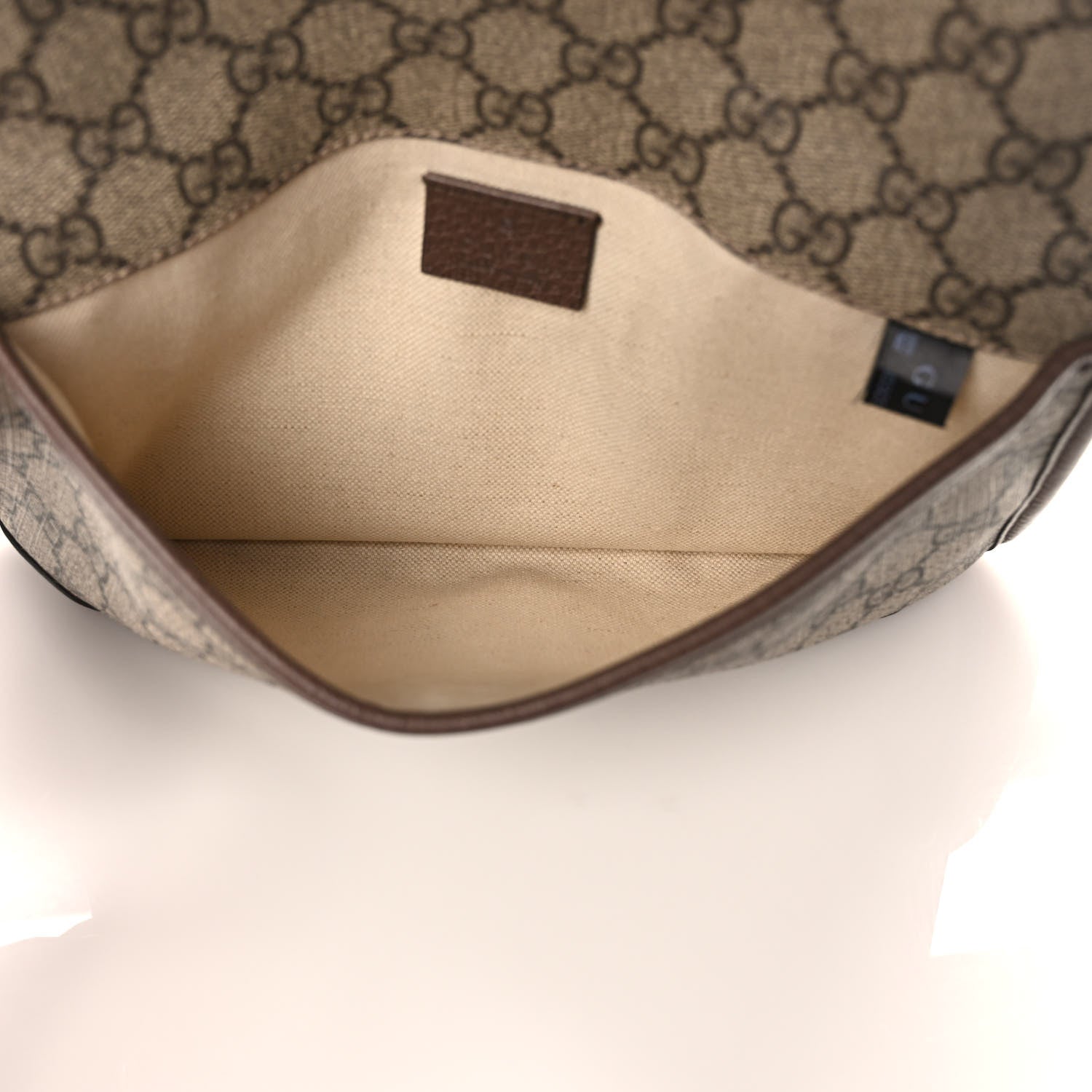 Gucci GG Supreme Monogram Neo Vintage Web Belt Bag Brown 5 of 9
