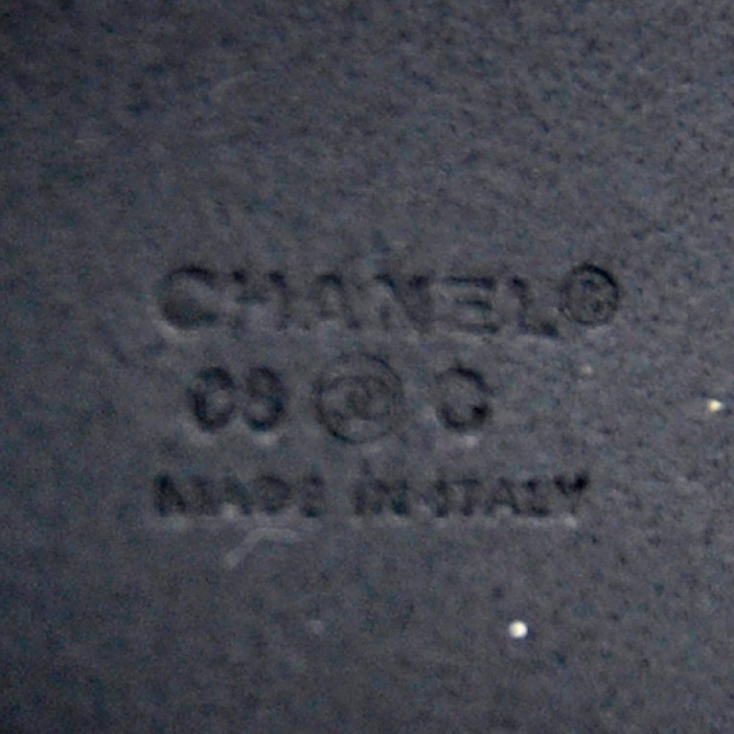 Chanel Leather CC Logo Belt 105 42 Black 4 of 7