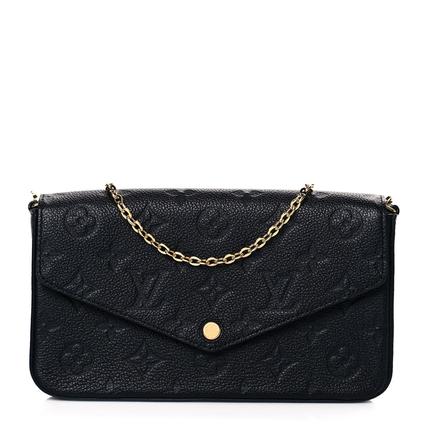 Empreinte Pochette Felicie Chain Wallet Black