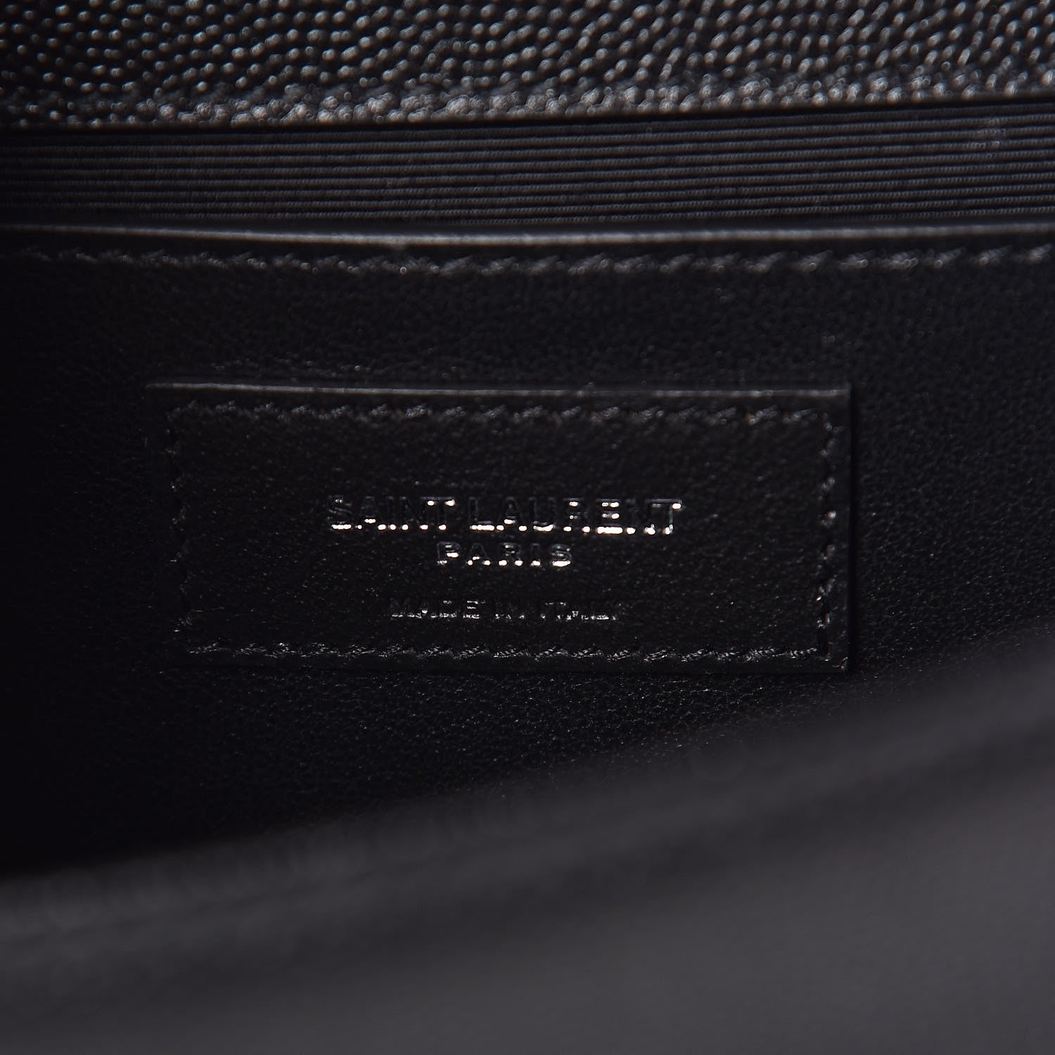 Saint Laurent Grain De Poudre Small Monogram Kate Satchel Black 9 of 10