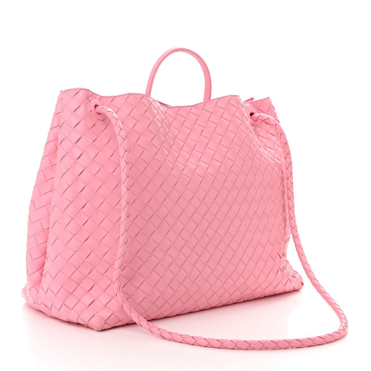Nappa Intrecciato Large Andiamo Shoulder Bag Ribbon